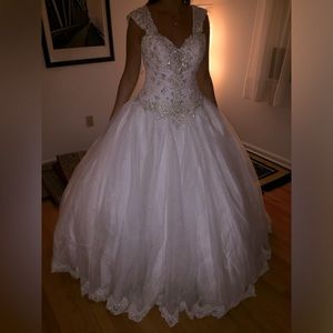 Princess style wedding dress